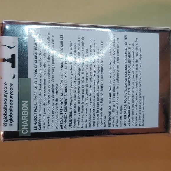 Lot of 4 Charcoal Gel Face Masks - Picture 4 of 6